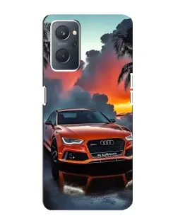 Чохол для OPPO A76 з картинкою «Audi — захід сонця»