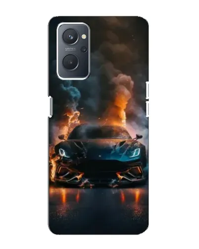 Чохол для OPPO A76 з картинкою «Lamborghini димна естетика»