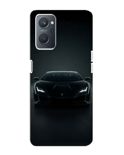 Чохол для OPPO A76 з картинкою «Чорний Lamborghini Aventador»