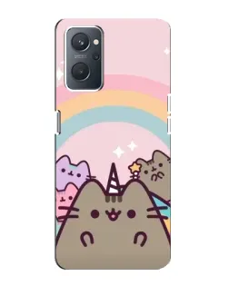 Чохол для OPPO A76 з картинкою «Єдиноріг Pusheen»