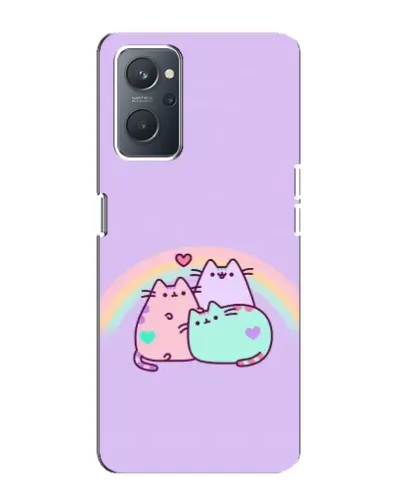 Чохол для OPPO A76 з картинкою «Веселкові Пушини»