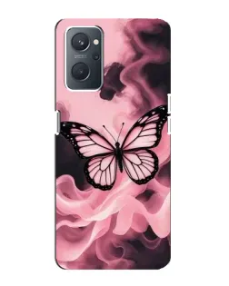 Чохол для OPPO A76 з картинкою «Метелик у диму» Чохол для OPPO A76 з картинкою «Метелик у диму»