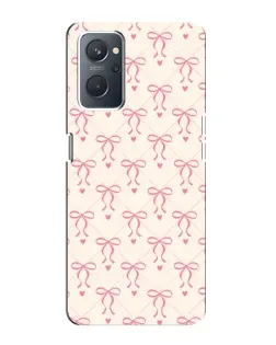 Чохол для OPPO A76 з картинкою «Рожеві бантики Coquette»