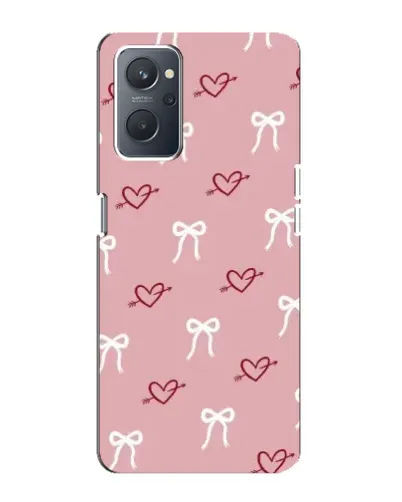 Чохол для OPPO A76 з картинкою «Серця та банти» Чохол для OPPO A76 з картинкою «Серця та банти»