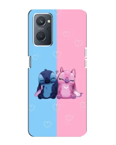 Чохол для OPPO A76 з картинкою «Stitch та Angel Love»