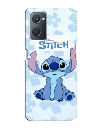 Чохол для OPPO A76 з картинкою «Stitch серед квітів»