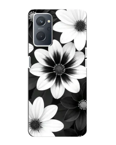Чохол для OPPO A76 з картинкою «Монохромні айстри» Чохол для OPPO A76 з картинкою «Монохромні айстри»
