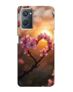 Чохол для OPPO A76 з картинкою «Рожевий цвіт сердечко на тлі заходу» Чохол для OPPO A76 з картинкою «Рожевий цвіт сердечко на тлі заходу»