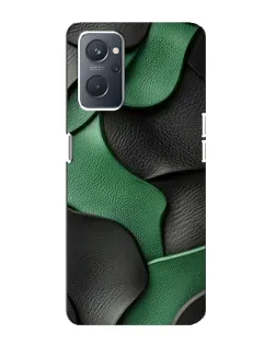 Чохол для OPPO A76 з картинкою «Зелені шкіряні хвилі»