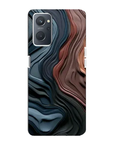 Чохол для OPPO A76 з картинкою «Кольорові хвилі каньйону»