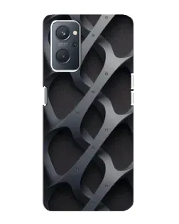 Чохол для OPPO A76 з картинкою «Об'ємне сіре плетіння»