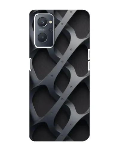 Чохол для OPPO A76 з картинкою «Об'ємне сіре плетіння»