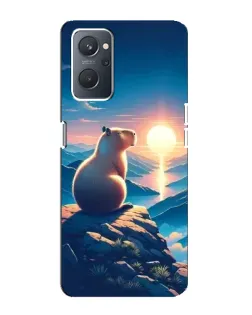 Чохол для OPPO A76 з картинкою «Захід сонця з капібарою» Чохол для OPPO A76 з картинкою «Захід сонця з капібарою»