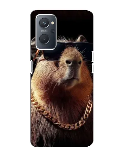 Чохол для OPPO A76 з картинкою «Капібара золотий ланцюг» Чохол для OPPO A76 з картинкою «Капібара золотий ланцюг»
