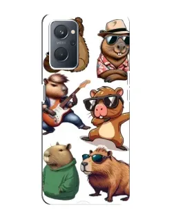 Чохол для OPPO A76 з картинкою «Круті капібари музиканти» Чохол для OPPO A76 з картинкою «Круті капібари музиканти»