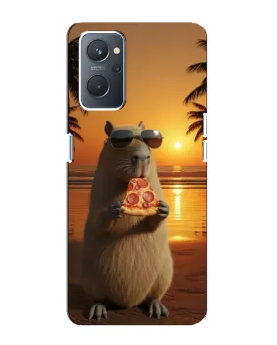 Чохол для OPPO A76 з картинкою «Капібара з піцою» Чохол для OPPO A76 з картинкою «Капібара з піцою»