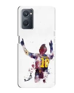 Чехол для OPPO A76 с картинкой «Акварельный Месси Барселона» Чехол для OPPO A76 с картинкой «Акварельный Месси Барселона»