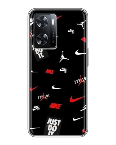 Чехол для OPPO A77 с картинкой «Nike Mix Pattern»