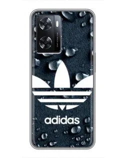 Чохол для OPPO A77 з картинкою «Adidas Trefoil Blue»