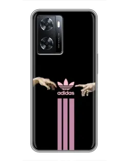 Чохол для OPPO A77 з картинкою «Adidas Hands»
