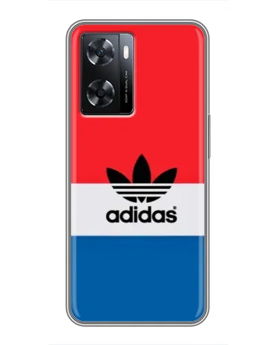 Чехол для OPPO A77 с картинкой «Ретро блоки Adidas» Чехол для OPPO A77 с картинкой «Ретро блоки Adidas»