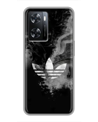 Чехол для OPPO A77 с картинкой «Абстрактный дым Adidas» Чехол для OPPO A77 с картинкой «Абстрактный дым Adidas»