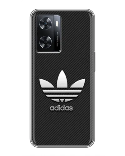 Чехол для OPPO A77 с картинкой «Adidas Карбоновая текстура» Чехол для OPPO A77 с картинкой «Adidas Карбоновая текстура»