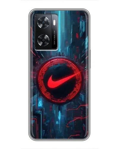 Чохол для OPPO A77 з картинкою «Техногенний стиль Nike»