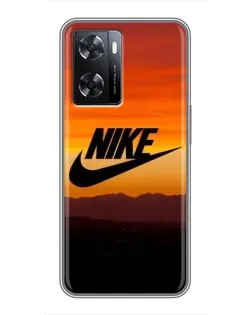 Чохол для OPPO A77 з картинкою «Nike — вечірній горизонт»