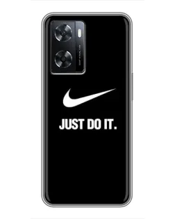 Чохол для OPPO A77 з картинкою «Класичний принт Nike»