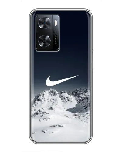 Чохол для OPPO A77 з картинкою «Nike — зимові гори»