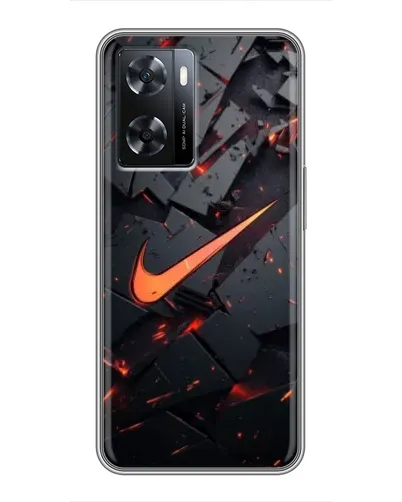 Чохол для OPPO A77 з картинкою «Nike — ефект розломів»