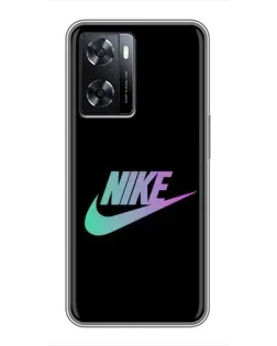 Чохол для OPPO A77 з картинкою «Nike — міська ніч»