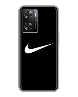 Чохол для OPPO A77 з картинкою «Мінімалістичний Найк»