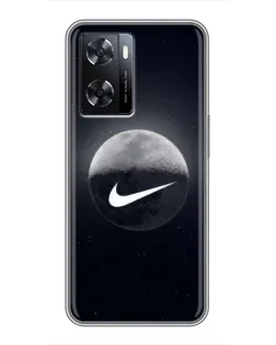 Чохол для OPPO A77 з картинкою «Nike у стилі графіті»