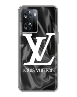 Чехол для OPPO A77 с картинкой «Шелковый Louis Vuitton»