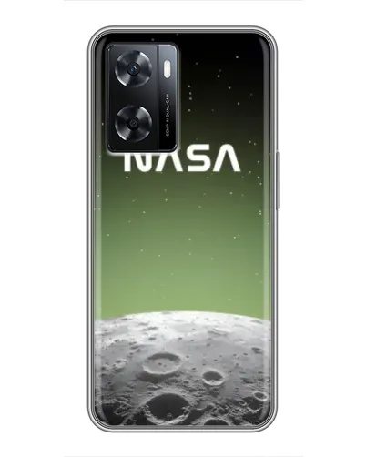 Чехол для OPPO A77 с картинкой «NASA — лунный градиент»