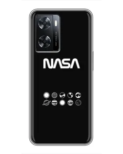Чохол для OPPO A77 з картинкою «NASA — технічний принт»