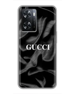 Чохол для OPPO A77 з картинкою «Gucci — шовкові хвилі»