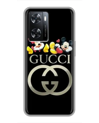 Чохол для OPPO A77 з картинкою «Gucci — герої Disney» Чохол для OPPO A77 з картинкою «Gucci — герої Disney»
