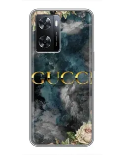 Чохол для OPPO A77 з картинкою «Абстрактні квіти Gucci» Чохол для OPPO A77 з картинкою «Абстрактні квіти Gucci»