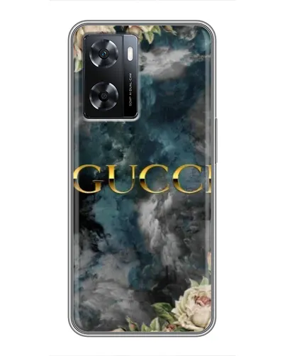 Чохол для OPPO A77 з картинкою «Абстрактні квіти Gucci» Чохол для OPPO A77 з картинкою «Абстрактні квіти Gucci»