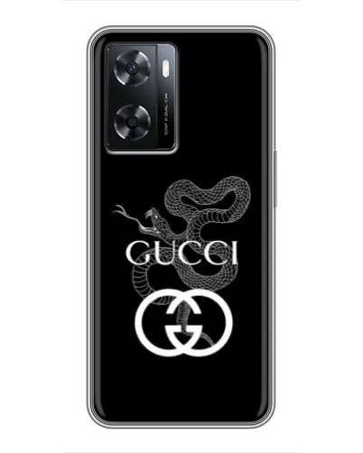 Чохол для OPPO A77 з картинкою «Gucci — срібна змія» Чохол для OPPO A77 з картинкою «Gucci — срібна змія»