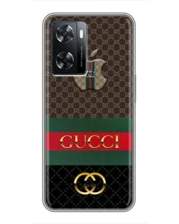 Чохол для OPPO A77 з картинкою «Gucci — брендований десерт» Чохол для OPPO A77 з картинкою «Gucci — брендований десерт»
