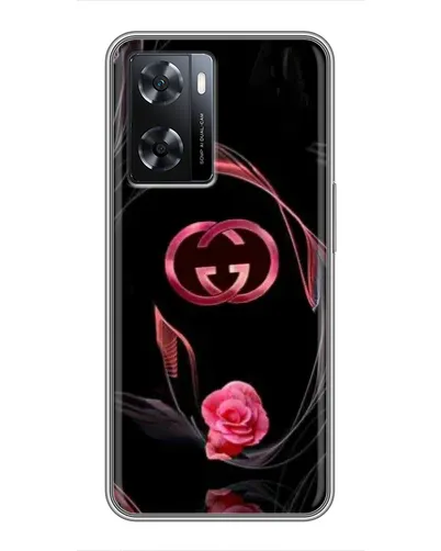 Чохол для OPPO A77 з картинкою «Gucci — неонова троянда» Чохол для OPPO A77 з картинкою «Gucci — неонова троянда»