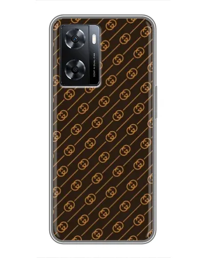 Чохол для OPPO A77 з картинкою «Gucci — золоті діагоналі» Чохол для OPPO A77 з картинкою «Gucci — золоті діагоналі»