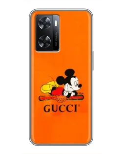 Чохол для OPPO A77 з картинкою «Міккі Маус Gucci — помаранч» Чохол для OPPO A77 з картинкою «Міккі Маус Gucci — помаранч»