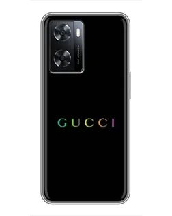 Чохол для OPPO A77 з картинкою «Gucci — неоновий мінімалізм» Чохол для OPPO A77 з картинкою «Gucci — неоновий мінімалізм»