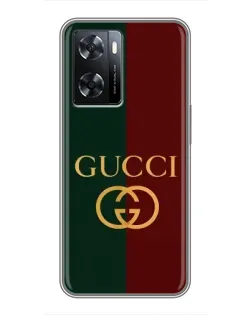 Чохол для OPPO A77 з картинкою «Gucci — темно-зелений градієнт» Чохол для OPPO A77 з картинкою «Gucci — темно-зелений градієнт»