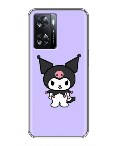 Чохол для OPPO A77 з картинкою «Kuromi — ніжний фіолетовий»